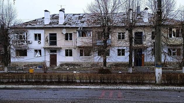 Situace v ukrajinském městě Borodjanka
