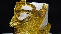 V Číně objevili zlatou masku starou tři tisíce let