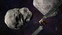 NASA pozoruje tisíci kilometrové pásmo trosek po kolizi asteroidu se sondou DART