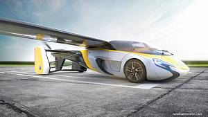 Předpokládaný design nové verze „létajícího automobilu“ od firmy AeroMobil.