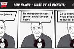 Prezidentské volby - komiks - Petr Hannig - Takže vy mě nechcete?