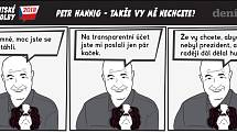 Prezidentské volby - komiks - Petr Hannig - Takže vy mě nechcete?