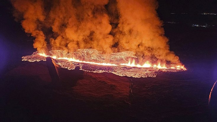 Erupce na Islandu, 14. ledna 2024
