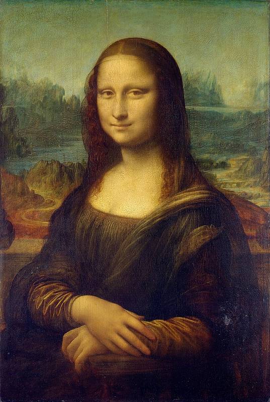 Obraz Mona Lisa po restaurování, které zajišťovalo Centrum francouzských muzeí pro výzkum a restaurování