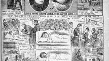 Titulní strana říjnového vydání novin The Illustrated Police News zobrazovala nalezení těla Catherine Eddowesové, čtvrté oběti Jacka Rozparovače.