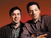 Zakladatelé Google.com Sergey Brin a Larry Page