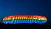 Allianz Arena v Mnichově.