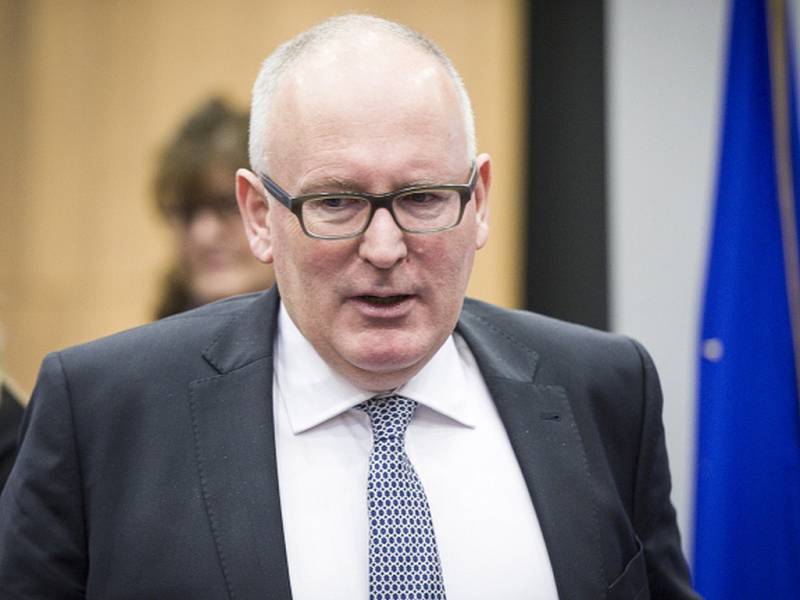 Místopředseda Evropské komise Frans Timmermans.