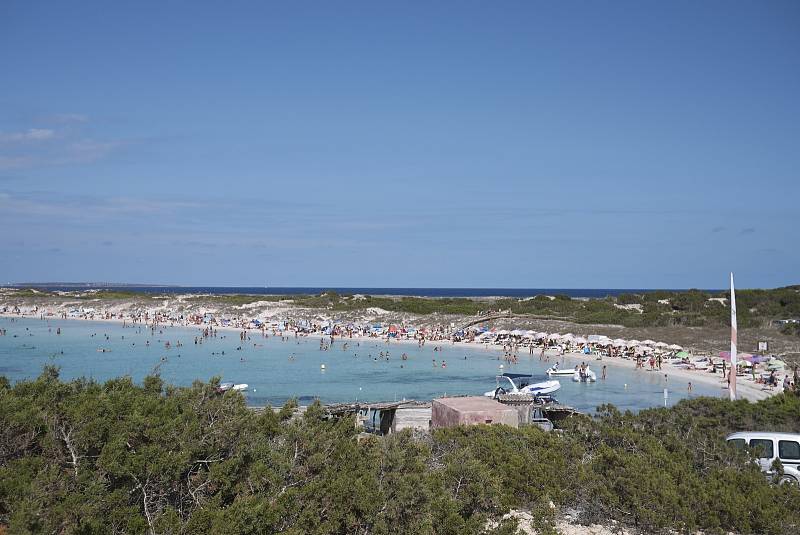 Playa de Ses Illetes, Španělsko