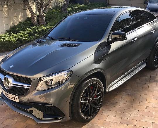 Poslední přírůstek do garáže Cristiana Ronalda, Mercedes-AMG GLE 63 S kupé. 