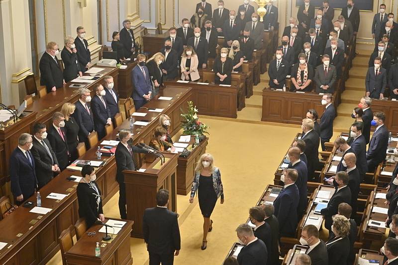 Ustavující schůze nové Sněmovny, 8. listopadu 2021 v Praze