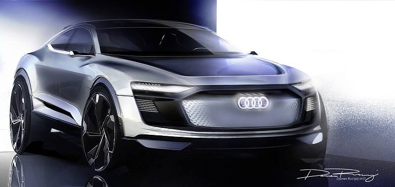 Koncept Audi e-tron Sportback.