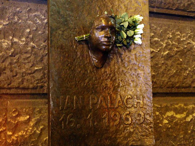 Pomník Jana Palacha v Praze