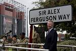 Bývalý trenér Manchesteru United Alex Ferguson má svou ulici.