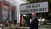 Bývalý trenér Manchesteru United Alex Ferguson má svou ulici.