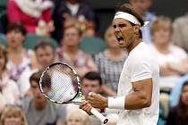 Rafael Nadal na Wimbledonu.