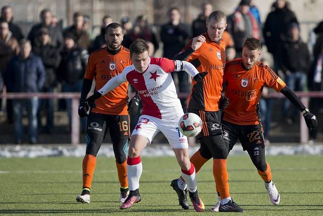 Stanislav Tecl při přípravném utkání proti Ružomberku.