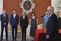 Prezident Miloš Zeman jmenoval nové soudce.