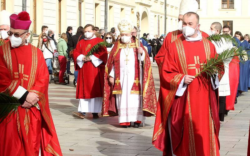 Požehnání kardinála Dominika Duky při příležitosti Květné neděle