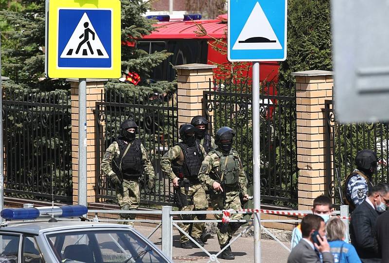 Střelba na škole v ruské Kazani