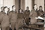 Horst Böhme, Wolfgang Wolfram von Wolmar, Reinhard Heydrich a Karl-Hermann Frank v Praze na podzim 1941
