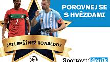 Jsi lepší než Ronaldo? Porovnej se s hvězdami.