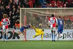 První utkání čtvrtfinále Evropské ligy mezi Slavií a Chelsea