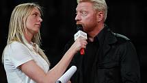 Boris Becker v rozhovoru s Dianou Kobzanovou.