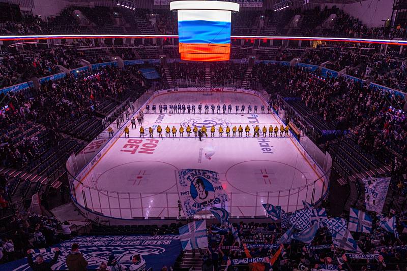 VTB Arena, tady se hrál šlágr CSKA Moskva - Petrohrad