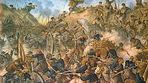 Rumunští vojáci útočí na pevnost Grivica během rumunské války za nezávislost v letech 1877 až 1878, kdy bojovali proti Osmanské říši. K události došlo 30. srpna 1877