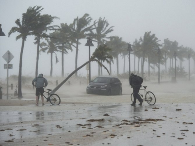Hurikán Irma dorazil na Floridu.