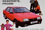 Dobová reklama na vůz v Československu
