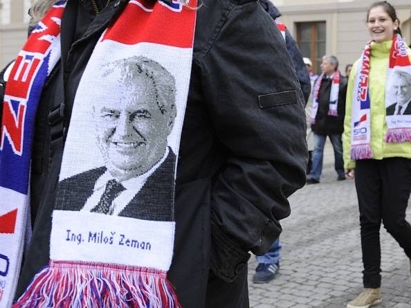 Příznivci Miloše Zemana