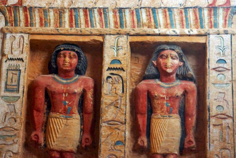 Hrobka v Egyptě je výjimečně zachovalá.
