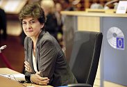 Navržená francouzská eurokomisařka pro vnitřní trh Sylvie Goulardová v Evropském parlamentu