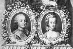 Marie Amálie na zásnubním obrazu s Ferdinandem Parmským. Brala si ho proti své vůli a z manžela, jeho vzhledu, nízké inteligence i chování, byla zděšená. Manžel jí byl odporný.