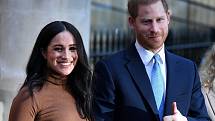 Britský princ Harry a jeho manželka Meghan