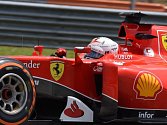 Velká cena Malajsie: Sebastian Vettel na trati
