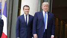 Emmanuel Macron a Donald Trump