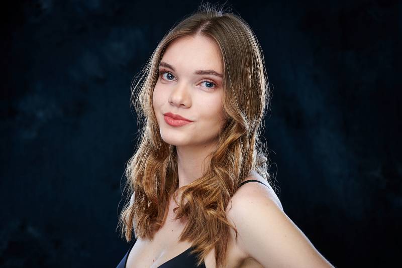 Finalistka Miss OK 2022 Valentýna Čevelová, 17 let, z Hovoran