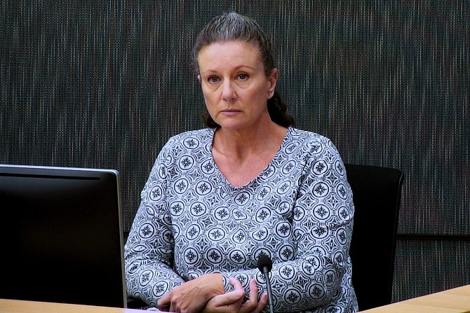 Kathleen Folbiggová u soudu NSW Coroners Court, 1. května 2019