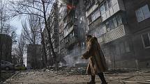 Ukrajinské město Mariupolpod útokem ruských jednotek