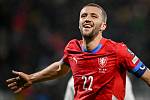 Utkání skupiny L evropské části kvalifikace mistrovství světa ve fotbale Česko - Gibraltar, 17. listopadu 2025, Olomouc. Tomáš Souček z Česka.