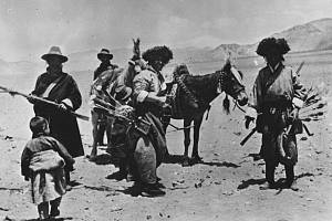 Obyvatelé Tibetu na snímku z 24. března 1959