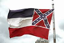 Vlajka Mississippi se znakem Konfederace