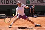 Řecký tenista Stefanos Tsitsipas ve finále French Open.