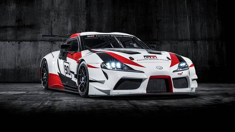 Koncept Toyota GR Supra Racing.