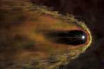 Ztvárnění optické a rentgenové emise obklopující pulsar typu černá vdova B1957+20.