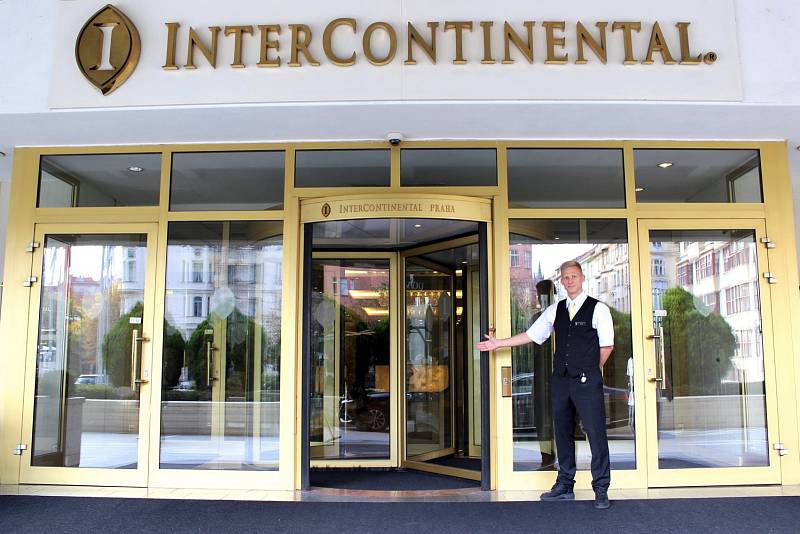 InterContinental hotel v Praze v Pařížské ulici.