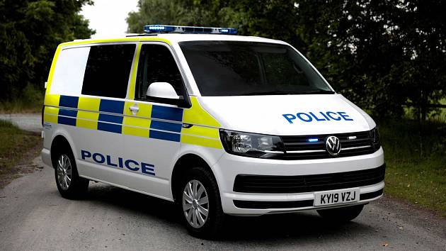 Policejní dodávka Volkswagen Transporter